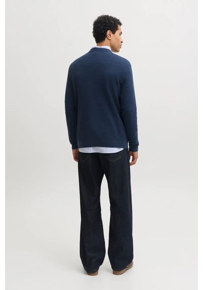 Jack & Jones Jjriley Erkek Kazak Mavi