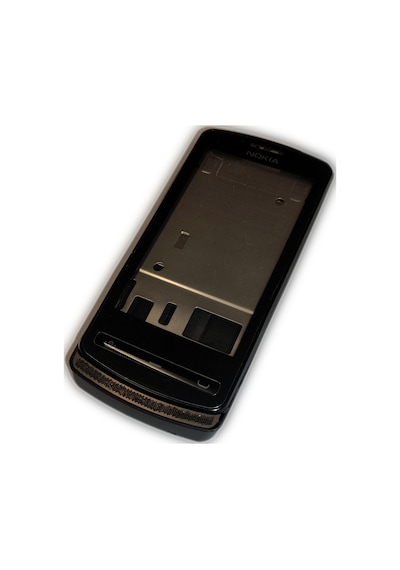 Nokia N700 Kasa Kapak Tuş Takımı N700 Uyumlu Siyah Renk Orta Kasa