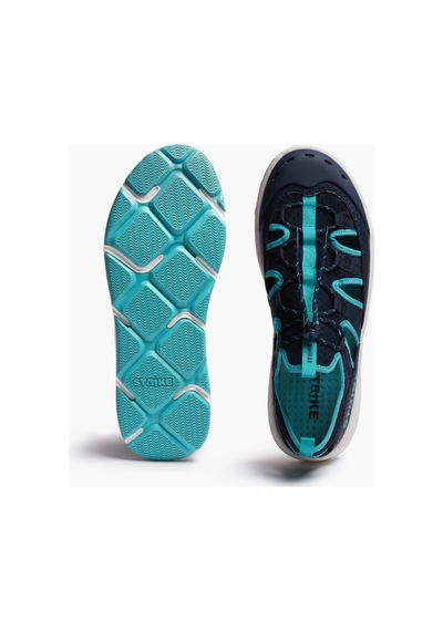 Strike Bluefin Sandal - Navy Lthr&textile W/blue