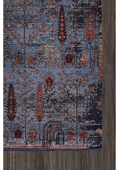 Artemis Halı Bella 06471b Lacivert Terra Bohem Retro Tarz İpek Halı