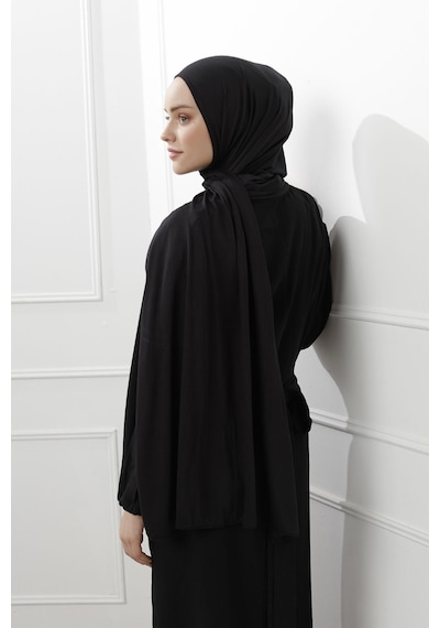 Hira Penye Şal Siyah Siyah