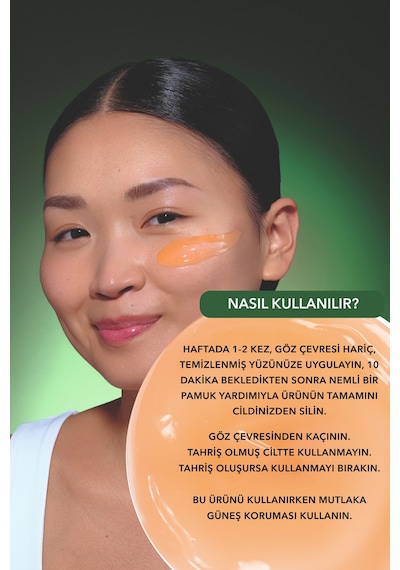 Yves Rocher Peeling Maske - %5 Aha - Işıltı Veren Botanik Kompleks Bakım Glow Energie 75ml-91326