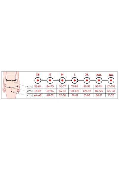 Variteks 220 Fermuarlı Bel - Diz Üstü Liposuction Korse Siyah