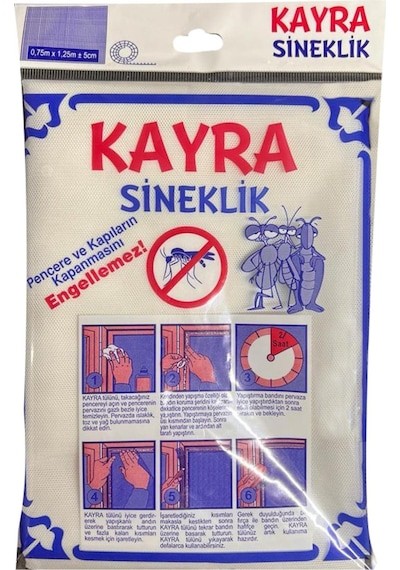 Kayra Sineklik Küçük Pvc 75x125 Cm Yapıştırmalı Hazır Sineklik