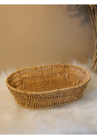 Hasır Rattan Oval Geniş Ekmek Sepeti Diğer