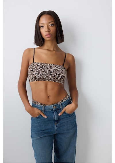Penti Leopard Bandeau Çok Renkli Üst