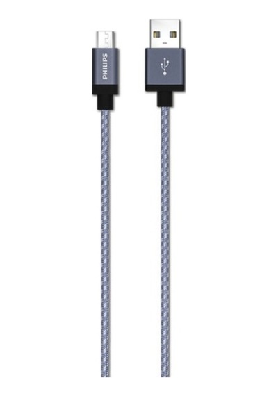 Philips Uyumlu Dlc2518N Micro Usb - Örme Şarj Ve Data Kablosu