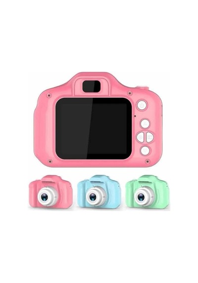Mey İthalat Dijital Fotoğraf Makinesi Çocuk Mini 1080p Hd Kaliteli Renkli Çok Renkli