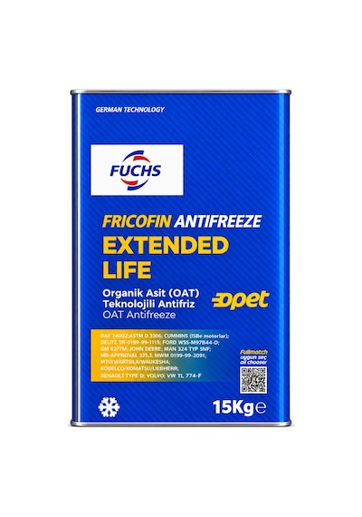 Opet Fuchs Extended Life 15 Kg Oat Organik Uzun Ömürlü Konsantre Antifriz