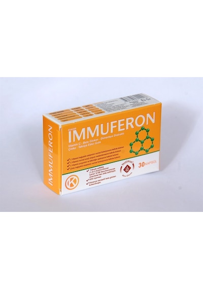 Immuferon Vitamin C - Beta Glukan - Ekinazeya - Çinko İçeren Takv