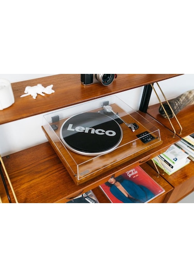 Lenco Ls-55 Ahşap Hoparlörlü Bluetoothlu Pikap Usbli Mp3E Kayıt Ö