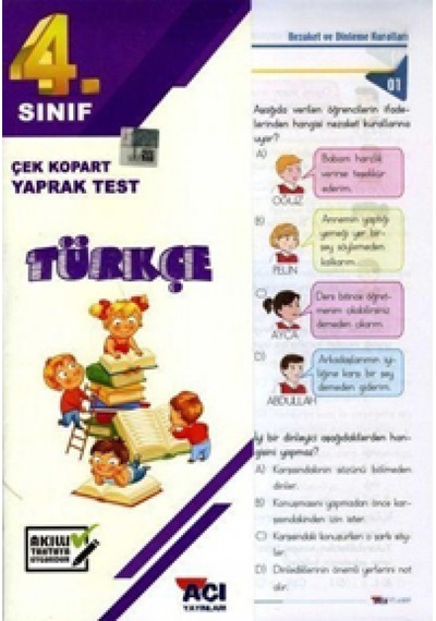 4. Sınıf Türkçe Yaprak Test
