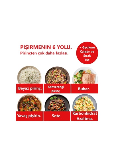 Instant Pot Hızlı Pilav Pişirici Ve Buharlı Pişirici - Otomatik, Buharlı Pişirici, Sote Ve Kızartma Makinesi, 40 Diğer
