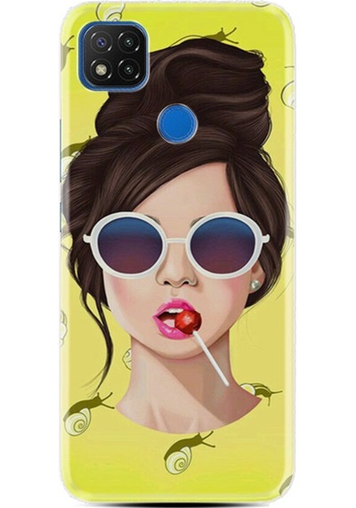 Xiaomi Redmi 9C Kilif Desenli Lollipop Woman 1416 529863263