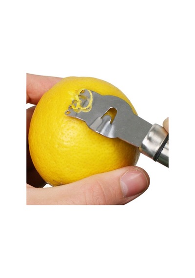 Paslanmaz Metal Limon Portakal Elma Kabuk Çizici Soyma Bıçağı Metal Diğer