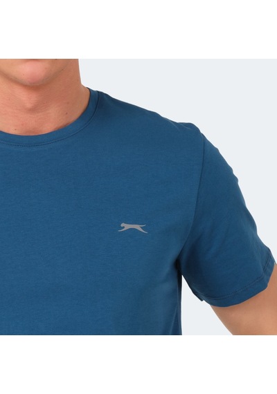 Slazenger VEDA Erkek Baskılı Petrol Tişört