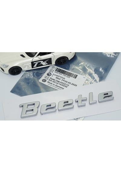 Dk Tuning Volkswagen Beetle Bagaj Metalik Gri Abs Yazı Logo Amble