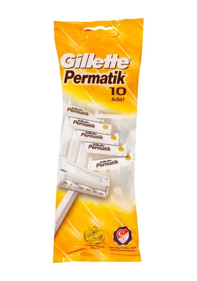 Gillette Permatik 10'lu Tek Bıçaklı Kullan At Tıraş Bıçağı 6'li Avantaj Paketi - 6 Adet Tarı