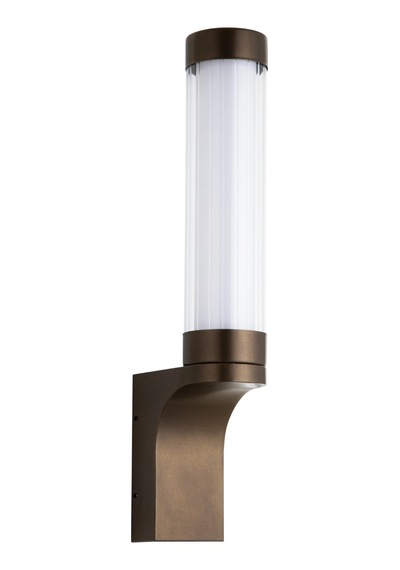 7lux Bronz Kollu Silindirik Dış Mekan Led Duvar Apliği Dekoratif Ip64 3000k