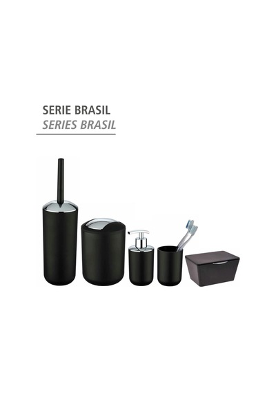 Brazil L Siyah Sallanan Kapaklı Kova 6,5 L Diğer