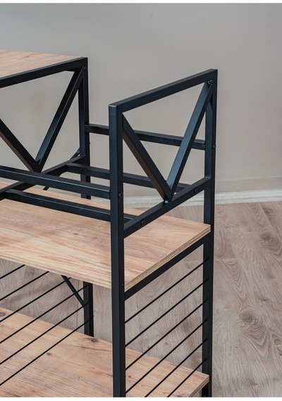 Çok Amaçlı Ahşap Metal Raflı Plaklık Stand Kitaplık, Çiçeklik Ve Dekoratif Raf Ünitesi 90x90x40 Cm Siyah Çok Amaçlı Ahşap Metal Raflı Plaklık Stand Kitaplık, Çiçeklik Ve Dekoratif Raf Ünitesi 90x90x40 Cm Siyah