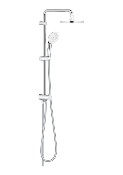 Grohe Tempesta System 200 Duvar Bağlantılı, Divertörlü Duş Sistemi - 27389003 Gümüş