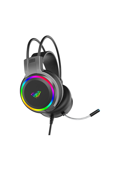 Aula S608 Rainbow 3.5 MM + USB-A Oyuncu Kulaklığı Aula S608 Rainbow 3.5 MM + USB-A Oyuncu Kulaklığı