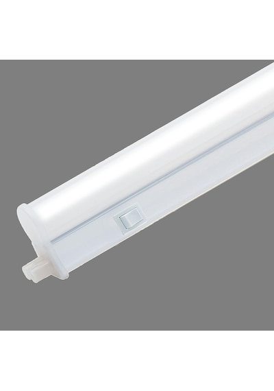 Lamptıme T5 Led Bant Armatür 4W 30Cm Ilıkbeyaz Işık Anahtarlı 30 Beyaz