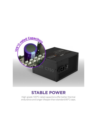 Nzxt C750 750w 80+ Bronze Gen 5.0 Atx 3.1 120mm Psu