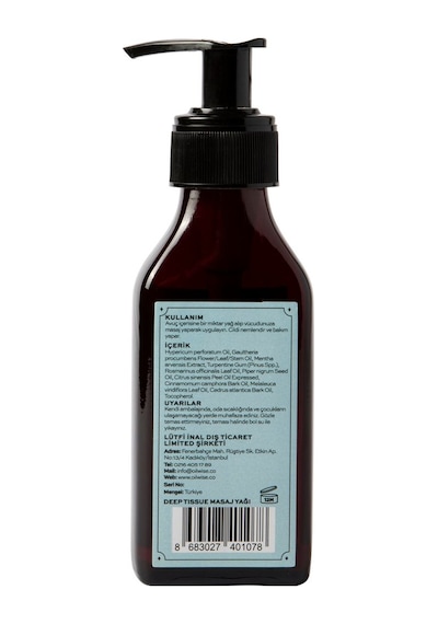 Oilwise Deep Tissue Masaj Yağı 100 ML