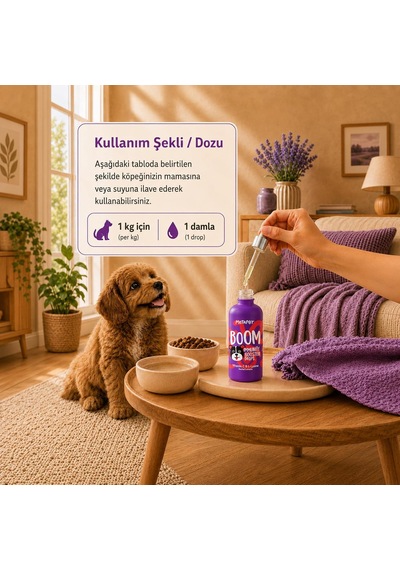 Köpek Bağışıklık Vitamin Damlası C Vitamini L-lizin 50 Ml