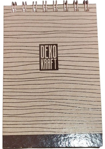 10x15 Cm A6 Çizgisiz 80 Yaprak Karton Sert Kapak Telli Defter 60 Gr Krem Renk Kağıt Çok Renkli