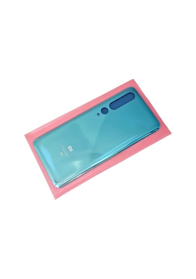 Tkgz Xiaomi Mi 10 Arka Kapak Batarya Pil Kapağı 5g Cam Mavi