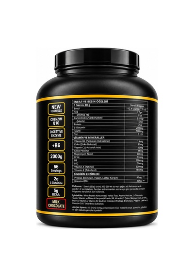 Premium Isolate Whey - %100 İzole Protein Tozu Çikolata