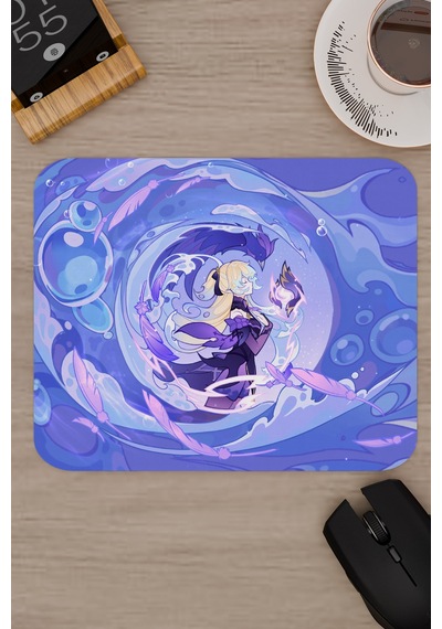 Fischl Genshin Impact Anime Gacha V2 - 22x18 Gaming Mouse Pad Fare Altlığı