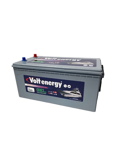 Volt Energy 12 V 200 Amper Deep Cycle Marin Jel Nanocarbon Akü