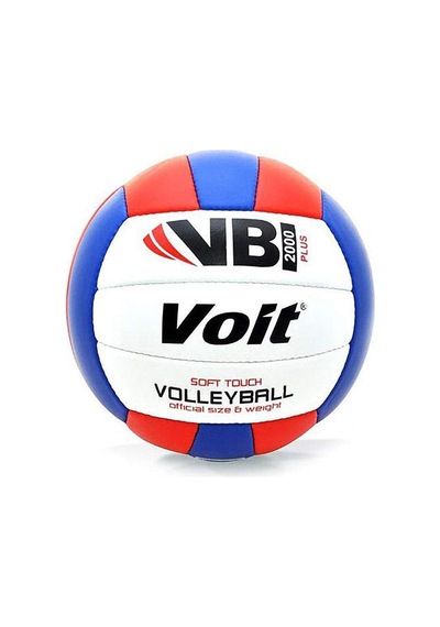 Unisex Voleybol Topu N5 Vb2000plus Beyaz-mavi-kırmızı