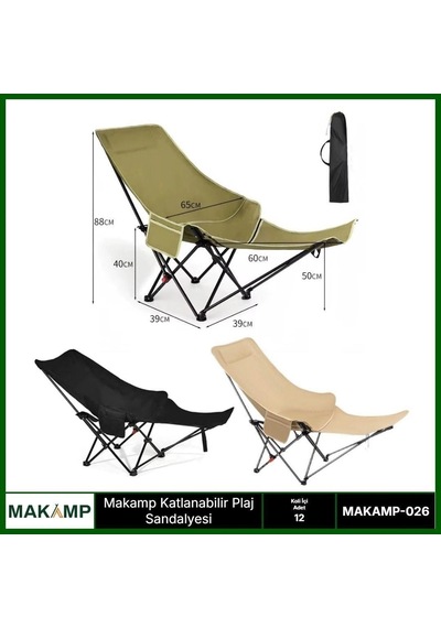 Zenvia Katlanabilir Kamp Sandalyesi Znv2026 Çok Renkli