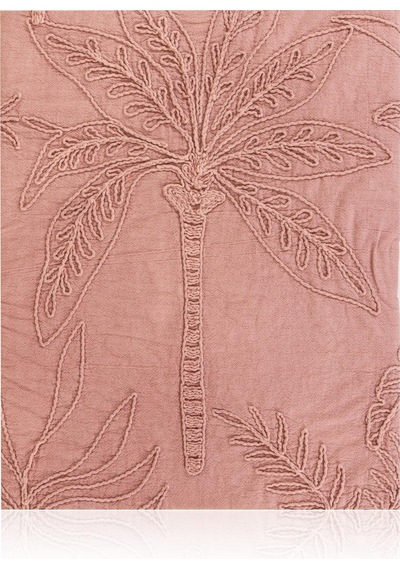 The Mia Throw Koltuk Şalı Püsküllü Gül Kurusu 170x130 Gül Kurusu
