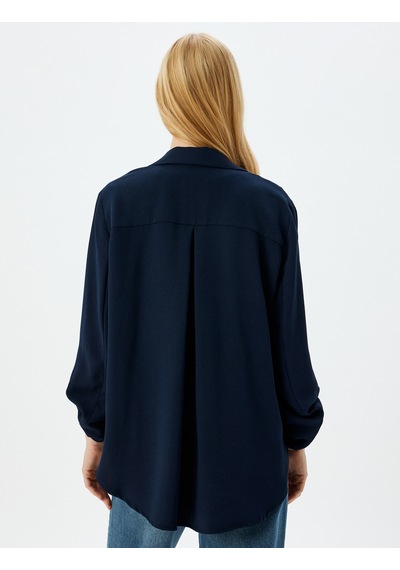 Koton Bol Kalıp 3/4 Kol Düşük Omuz Krep Kruvaze Blazer Ceket Lacivert 5wak50059ew Lacivert Koton Bol Kalıp 3/4 Kol Düşük Omuz Krep Kruvaze Blazer Ceket Lacivert 5wak50059ew Lacivert