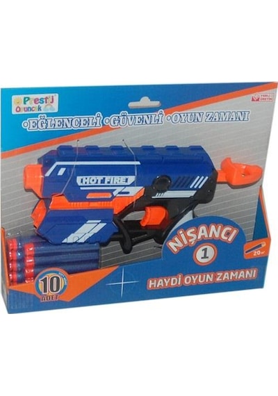 Nerf Stil Sünger Fırlatan Oyuncak