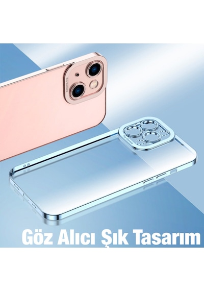 Ally Fashion Series Apple Uyumlu iPhone 13 Mini 5.4Inç Kilif Renkli Kenar Laz 120123047 - Renk / Siyah