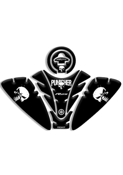 R25 Punisher Tasarimli Tank Pad 2019/2024 01 Çok Renkli