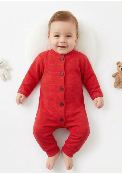 Gülerçocuk Unisex Bebek Kırmızı Yandan Çizgili Düğmeli Tulum - Esnek Örme Yenidoğan Bebek Tulumu 0-3 Ay Kırmızı - 938180760 Kırmızı Gülerçocuk Unisex Bebek Kırmızı Yandan Çizgili Düğmeli Tulum - Esnek Örme Yenidoğan Bebek Tulumu 0-3 Ay Kırmızı - 938180760 Kırmızı