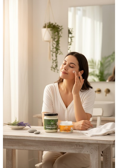 Beralife Kuyruk Yağlı Masaj Kremi 210 ML + Kuyruk Yağlı Cilt Bakım Kremi 50 ML