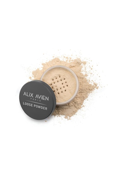 Alix Avien İpeksi Toz Pudra Sabitleyici Etki Mat Bitiş Loose Powder 04 Desert Sand 00