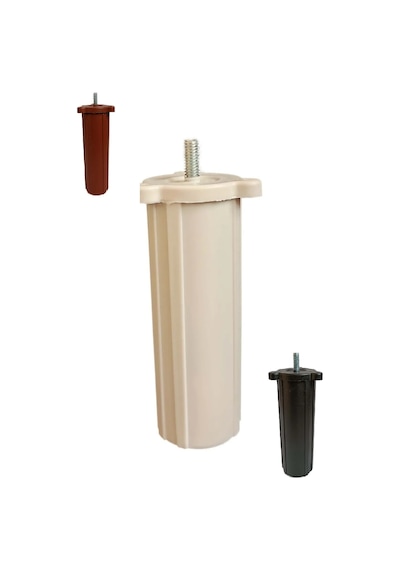 Mobilya Koltuk Kanepe Baza Destek Ayağı Siyah 9cm/14cm Yada 14cm/19cm 5/16 Vida Ölçüsüne Dikkat Kahverengi 9 Cm 14 Cm Kadar Uzar