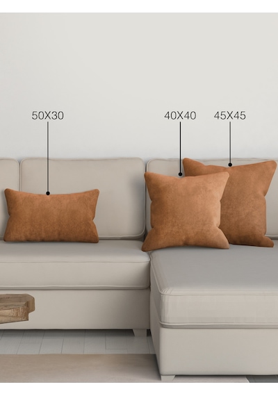 Home Daily Series Antik Renk Kırlent Yastık Kılıfı Antik