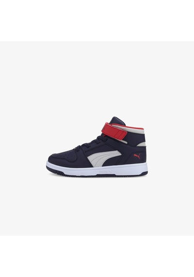 Puma Rebound Layup Sl V Ps Çocuk Beyaz Spor Ayakkabı Düz 370488 Beyaz
