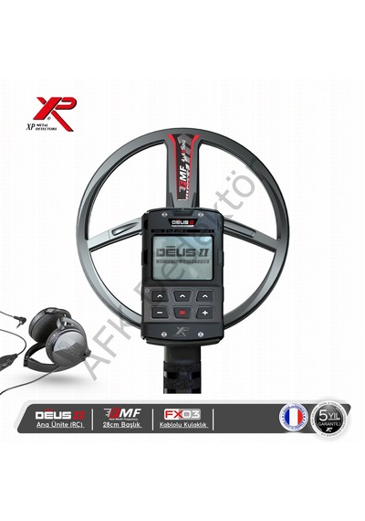 Xp Deus 2 Rc Metal Dedektörü 28 Cm Fmf Başlık + Fx03 Kablolu Kulaklık Genel Kullanım